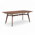 Table en bois de noyer 180 x 90 x 75 cm pour salle à manger moderne